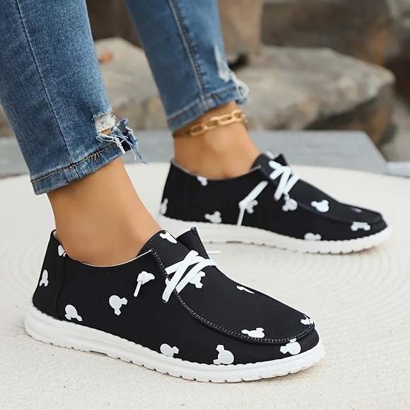 Disney Shoes - MICKEY HEAD SLIP ON SHOES